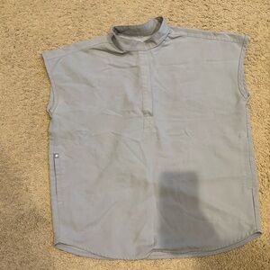 Figs Light Gray Women's Blouse